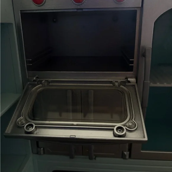 Children's Play Kitchen Set with Wooden Countertop - Picture 8 of 10